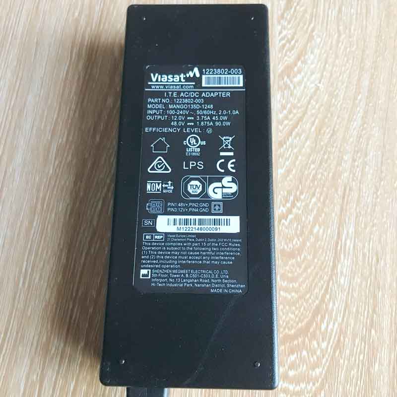 Chuyển Nguồn Adapter 48v 1.875a Viasat 1223802-003 MANGO135D-1248