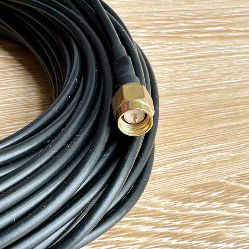 Cáp nối dài SMA-MF-E150 SMA Male Plug Right Angle To SMA Female