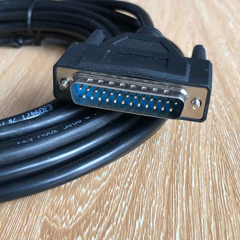 Cáp Null Modem KRS-423XF10N Rs232 cable DB9 Female to DB25 Male length 10M