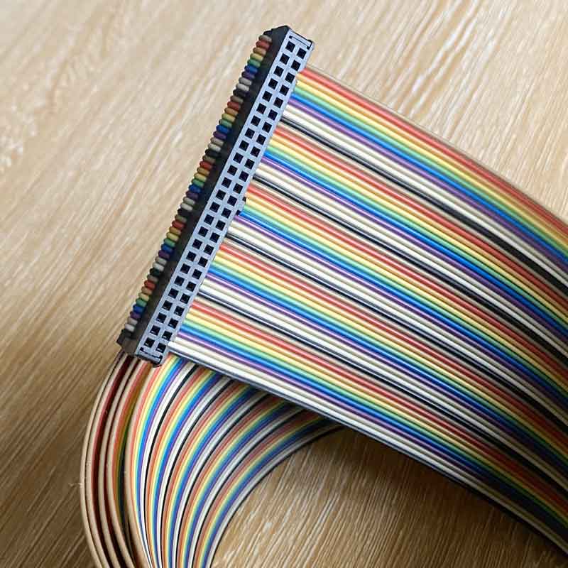 Cáp Lập Trình Connect Cable CBL018 Schneider Electric Flat Ribbon For Schneider Electric BCPM Power Monitoring Flat Ribbon IDC 50 Pin Female to Female 50 Pin 2x25 Pin 2.54 Length 1.8M