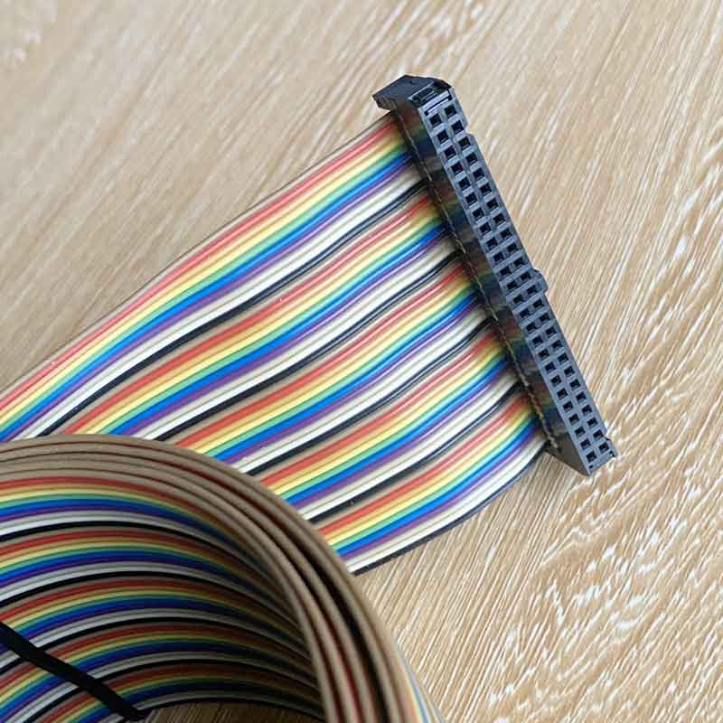 Cáp Lập Trình Connect Cable CBL018 Schneider Electric Flat Ribbon For Schneider Electric BCPM Power Monitoring Flat Ribbon IDC 50 Pin Female to Female 50 Pin 2x25 Pin 2.54 Length 1.8M