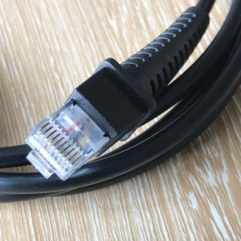 Cáp Datalogic CAB-438 Kết Nối Máy Đọc Mã Vạch PowerScan PM9500, PBT9500, PM9300, PD9130 Scanning Imager Barcode Reader Cable Connect to Computer USB Type A to RJ50/10 pin Length 2M