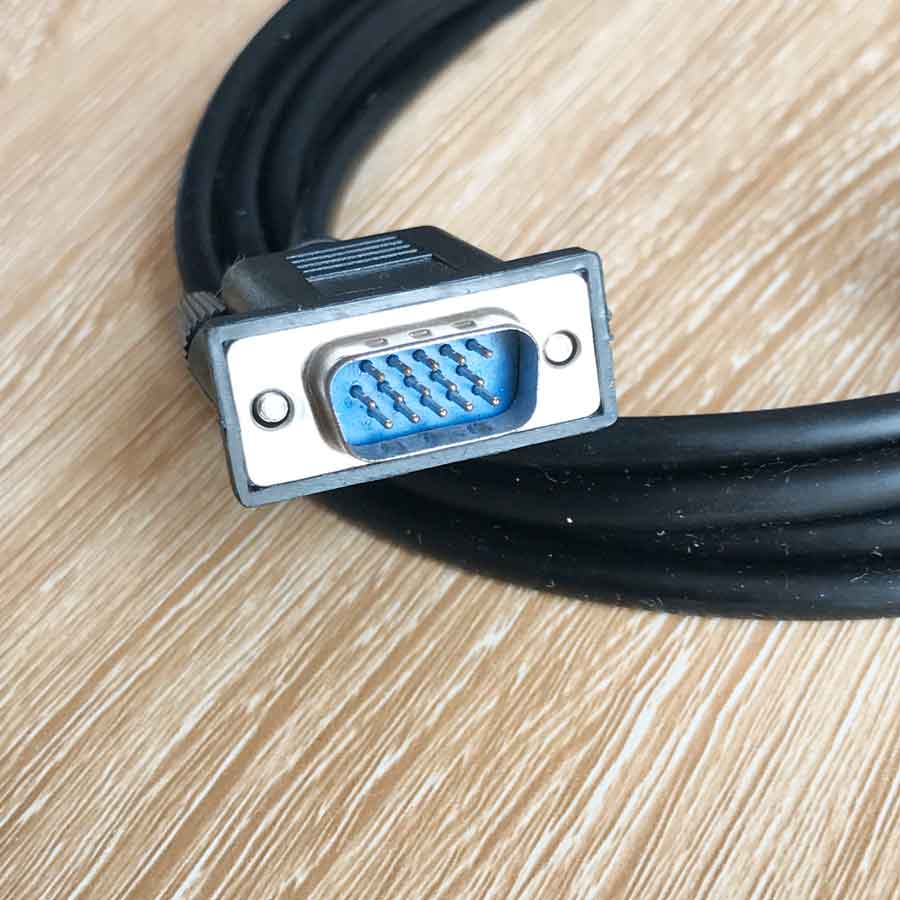 Cáp Điều Khiển CBL-0158R Kết Nối Máy Đọc Mã Vạch Newland Dorada Barcode Scanner Connect With Computer RS232 Cable DB9 Female 5V Power to DB15 Male Length 3M