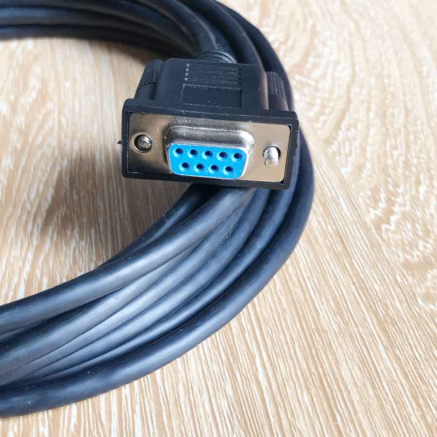 10D1-03215 Straight through Serial Extension Cable DB9 Male to DB9 Female RS-232 Length 15ft