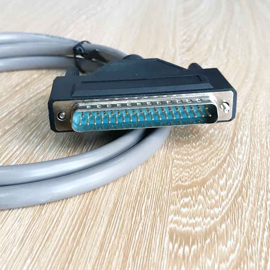 Cáp lập trình DB37 pin Male to DB37 Pin Male Connect with Terminal HL-FX-DB37-MF Length 1M