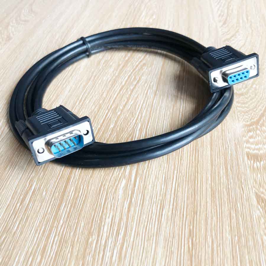 10D1-03206 Straight through Serial Extension Cable DB9 Male to DB9 Female RS-232 Length 6ft