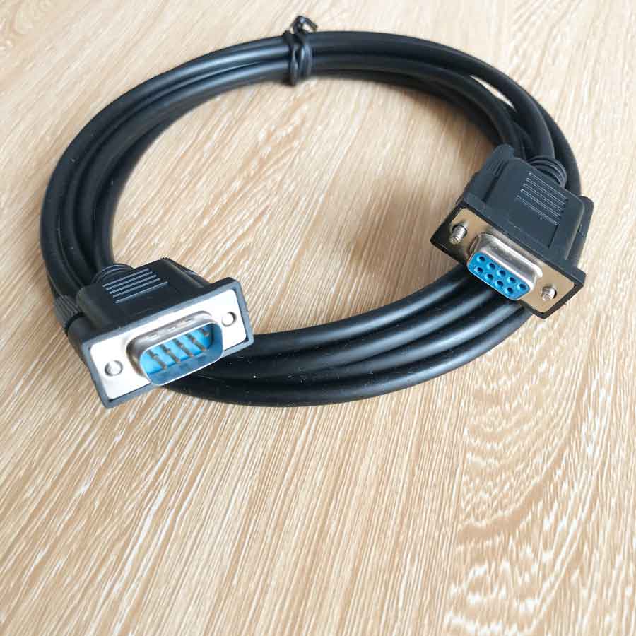 10D1-03210 Straight through Serial Extension Cable DB9 Male to DB9 Female RS-232 Length 10ft
