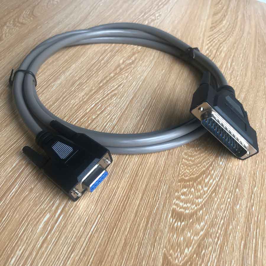 Cáp Null Modem KRS-423XF1K Rs232 cable DB9 Female to DB25 Male length 1,5M