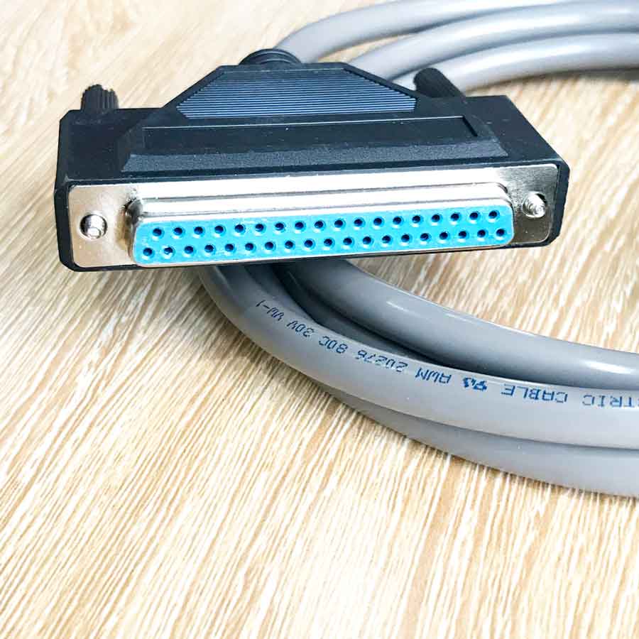 Cáp lập trình DB37 pin Male to DB37 Pin Female Connect with Terminal HL-FX-DB37-F Length 2M
