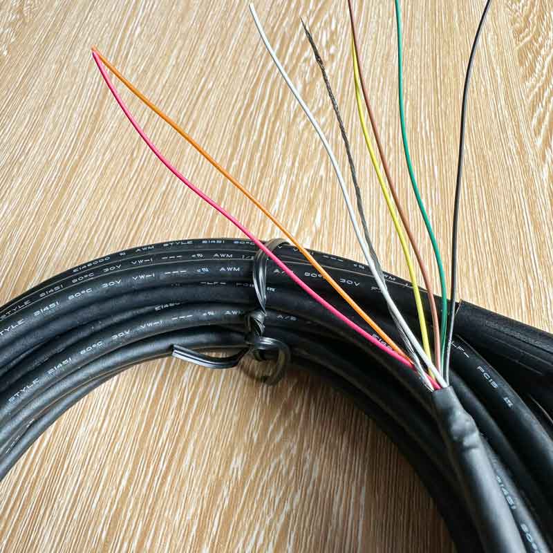 Cáp lập trình điều khiển LEMO-EGG.0B.307-10M Terminal I/O Length 10M