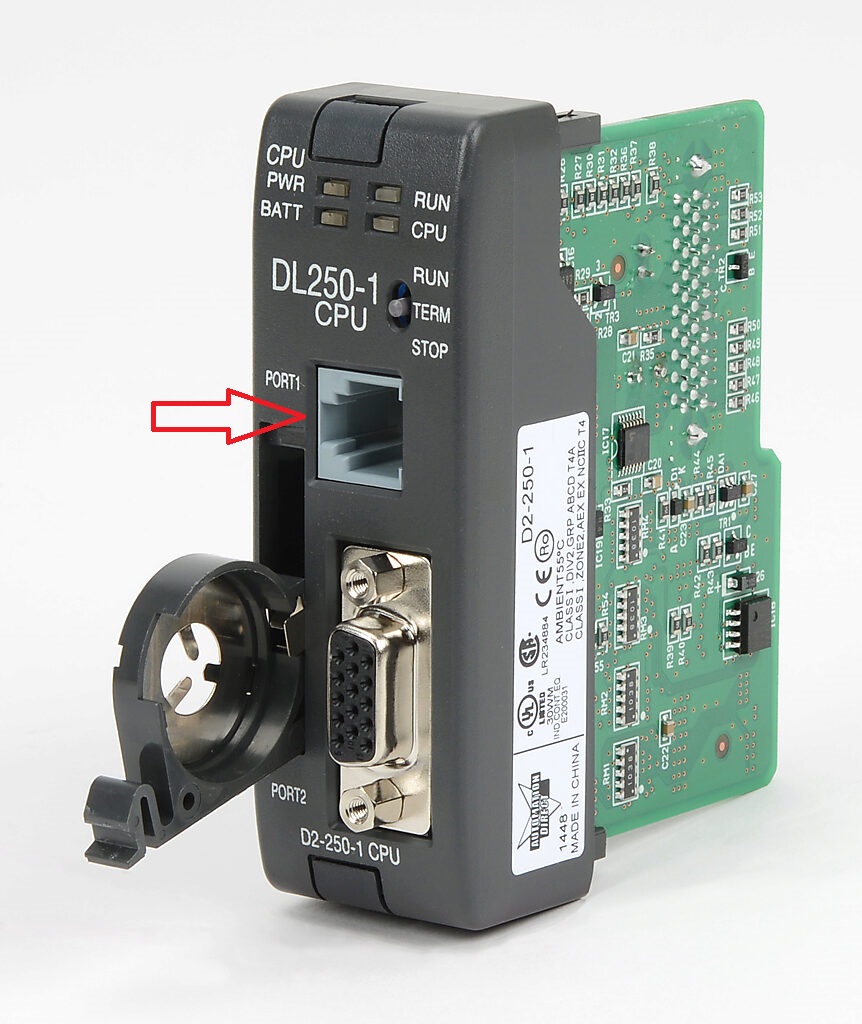 Cáp Lập Trình HMI-CAB-C86 Connecting HMI QuickPanel IC754CSL12CTD Touch Screen With PCL Koyo Direct DL250 Port Data Controller Rs232 DB25 Pin Male to Rj12 Pin Male 6P6C