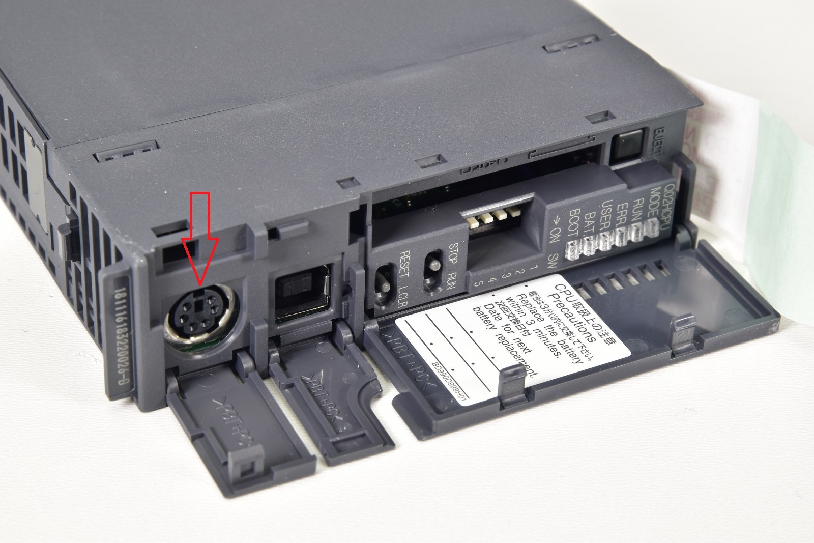 Cáp Lập Trình HG9Z-XC265 Truyền Thông Kết Nối HMI HG1F / HG1F-SB22BF-W Connect With Mitsubishi Q Series RS232C DB9 Pin Male to Midi Din 6 Pin Male