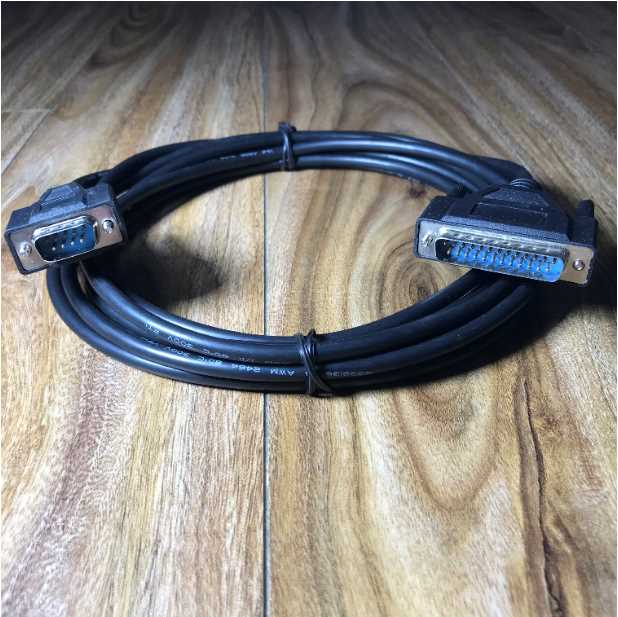 Total Control HMI-CAB-C92/A Cable Simatic TI 500 9 Pin RS422 Cáp điều khiển lập trình truyền dữ liệu màn hình cảm ứng HMI FOR SIMATIC TI 500 SERIES RS-422 DB25 Male to DB9 Male