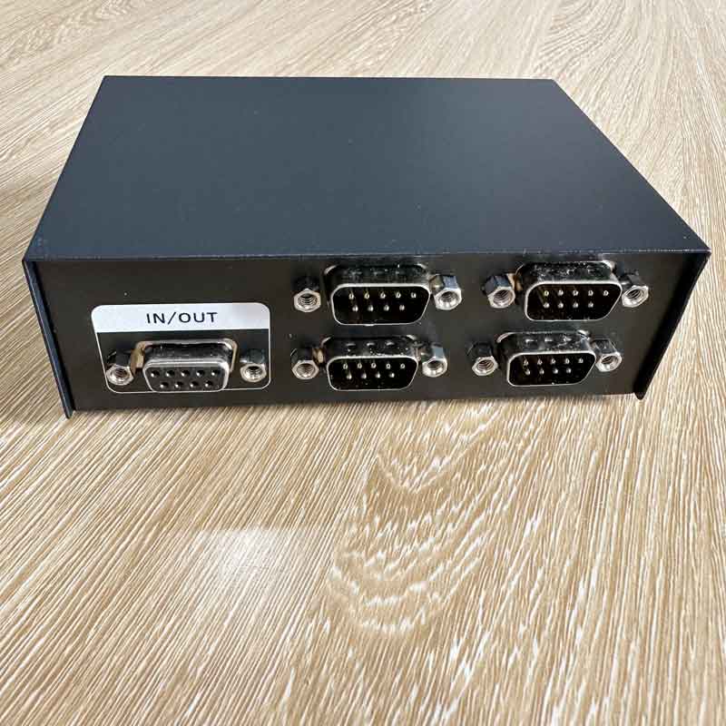 Bộ chuyển đổi tín hiệu Mt-viki 4 Port Db9 Rs232 Serial Switch Printer Controller Share Selector Serial Port Controller Switch Splitter