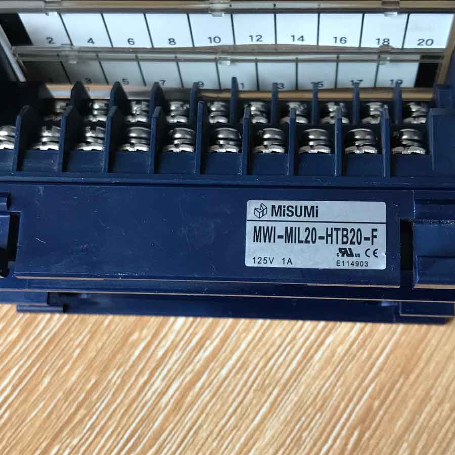 Misumi MWI-MIL20-HTB20-F Terminal Block - MWI Series FNIP