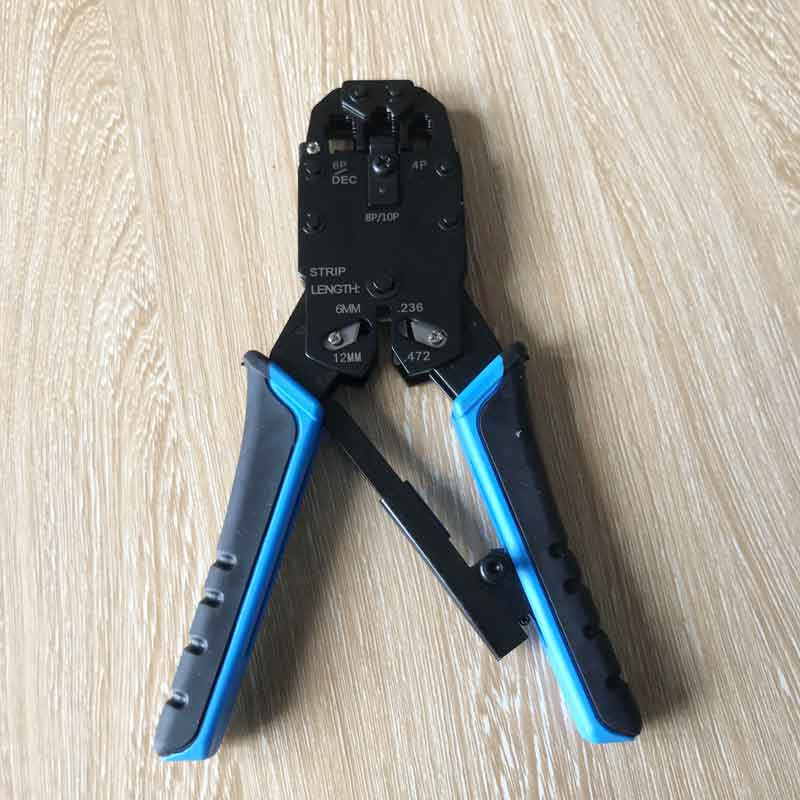 Kìm Bấm Mạng HT-200R Có Trợ Lực RJ50 10Pin RJ45 8Pin RJ12 6Pin RJ11 4Pin RJ9