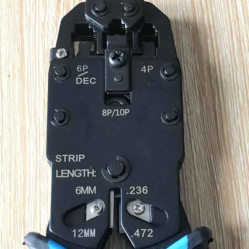 Kìm Bấm Mạng HT-200R Có Trợ Lực RJ50 10Pin RJ45 8Pin RJ12 6Pin RJ11 4Pin RJ9