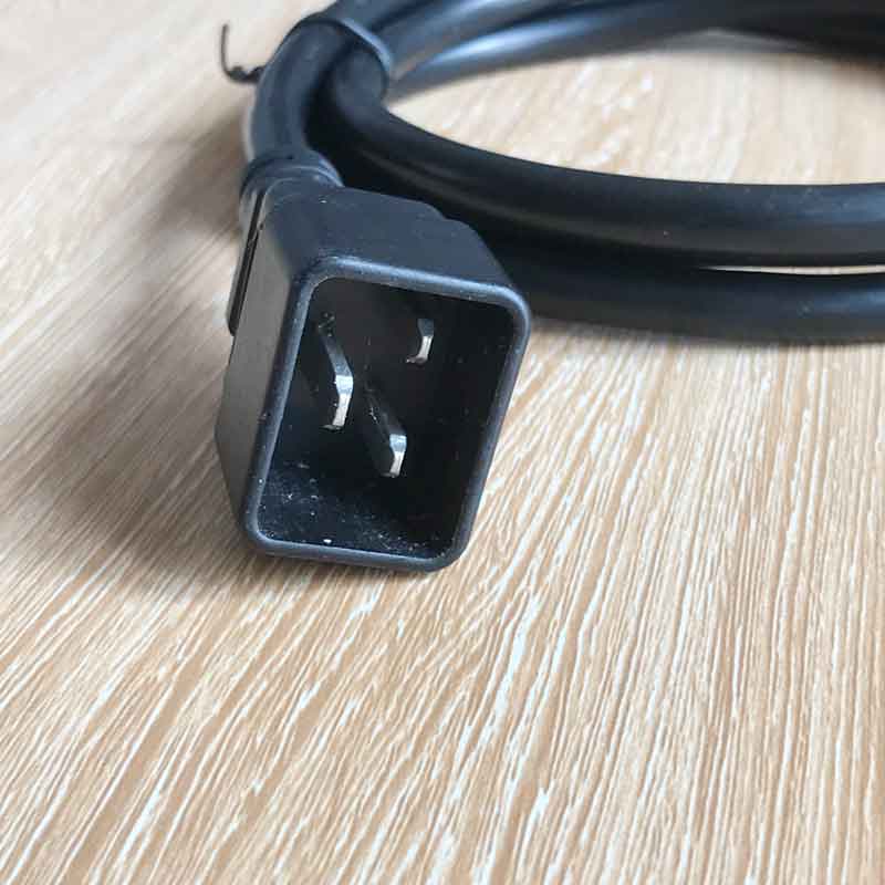Dây Nguồn Máy Chủ C13-C20 Tiết Diện Lõi 14AWG 3X2.08mm² Length 2M