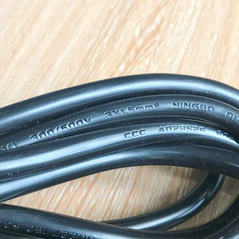 Dây Nguồn Máy Chủ MSL-106 AC Power Cord C14-C15 10A 250V 3x1.5mm² Length 3M