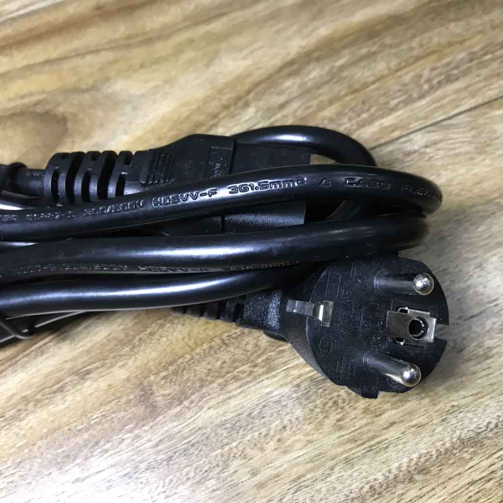 Dây Nguồn Máy Chủ 2 Chân Tròn Ming Tak MT-45A NS-13 AC Power Cord Server Schuko CEE7/7 to IEC60320 C19 16A 250V 3x1.5mm² Length 1,5M