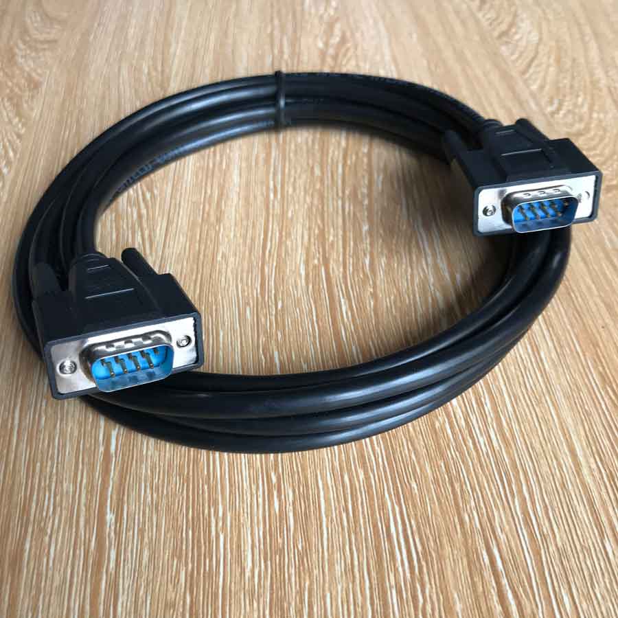 Cáp kết nối truyền thông PLC Yamaha SR1-X or SR1-P CPU connect with Monitouch HMI Fuji Hakko V9 Series Rs232 Cable DB9 Male to DB9 Male length 3m